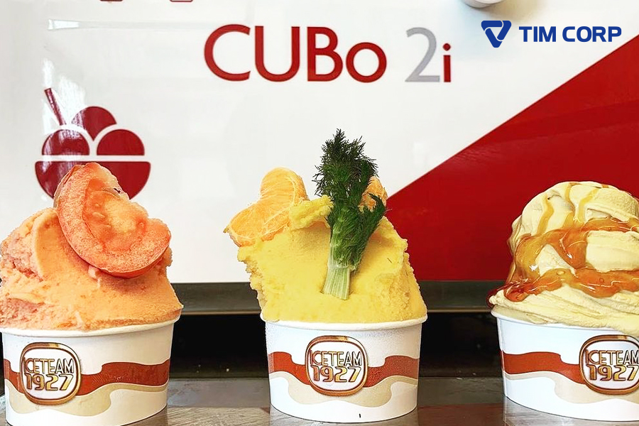 Máy làm kem ý gelato CUBo 2 được nhập khẩu và phân phối bởi TIM Corp