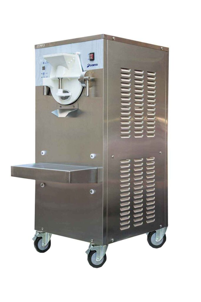 Máy làm kem cứng thương mại Donper 1 vòi dễ dàng vận hành, vệ sinh sau khi sử dụng