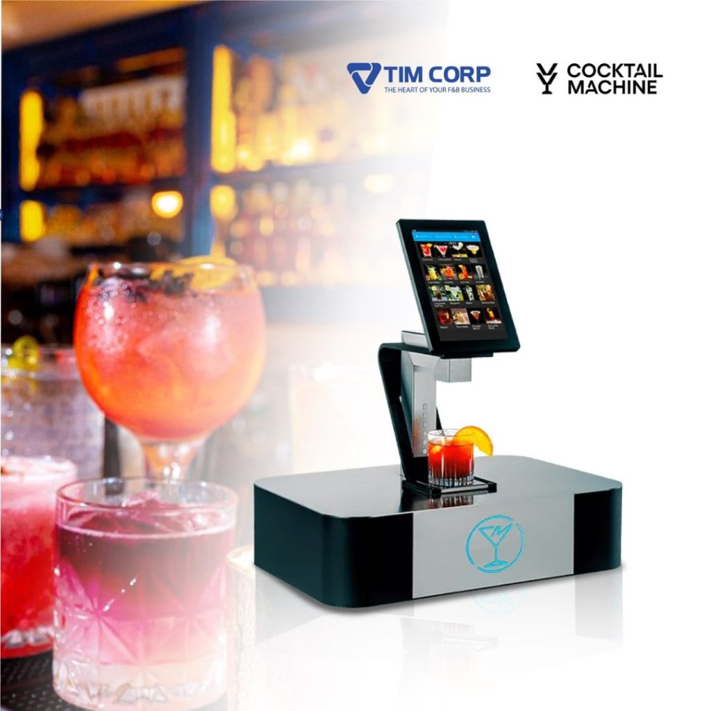 Máy pha cocktail tự động – thiết bị bar thông minh giúp tối ưu hóa quy trình pha chế tại nhà hàng, quán bar.
