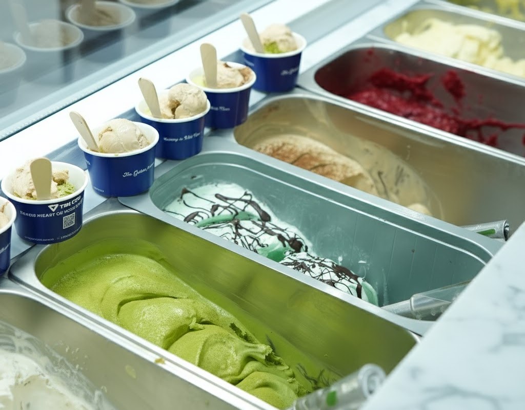 Việc duy trì nhiệt độ lạnh ổn định là yếu tố quan trọng giúp gelato giữ được chất lượng, màu sắc và hương vị nguyên bản. Bí quyết bảo quản gelato chuẩn.