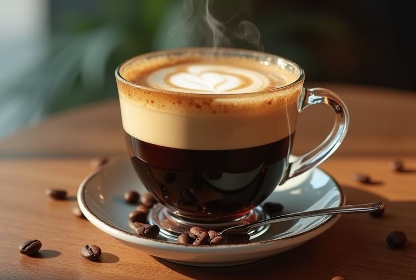 Espresso coffee with its golden crema and balanced flavor serves as the foundation for Cappuccino and Latte.