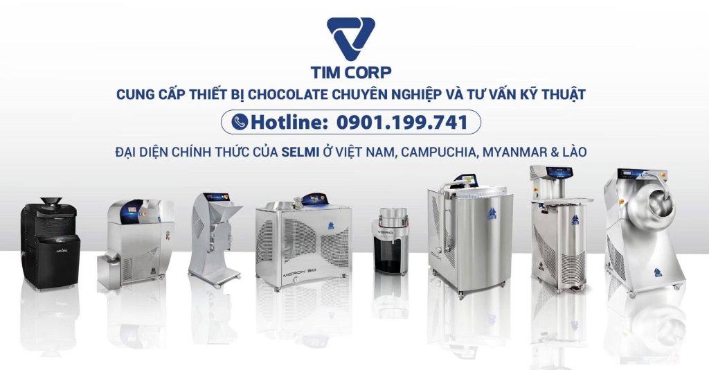 Công đoạn temper chocolate giúp thanh socola đạt độ bóng, giòn và kết tinh chuẩn