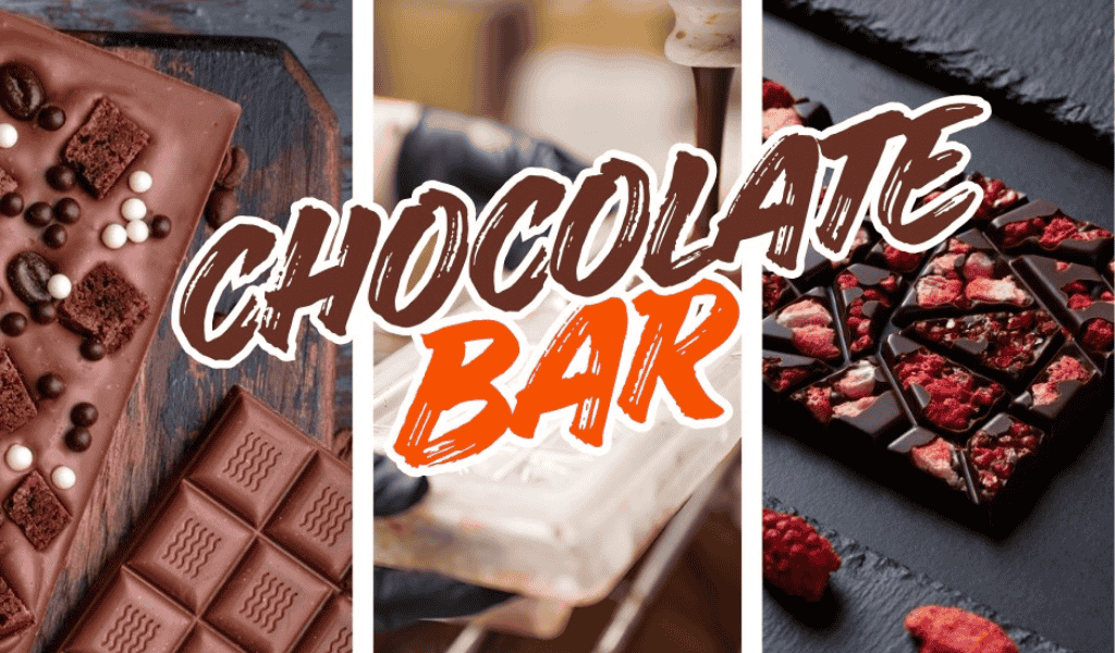 Artisan chocolate bars with diverse flavors, clearly expressing the Bean to Bar style