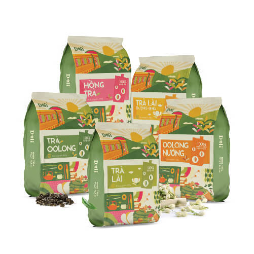 Trà lá nguyên chất Déli